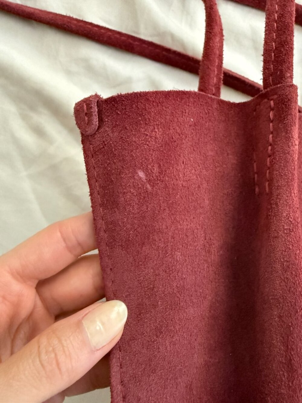 Portland Leather Devan Bag in Red Panda - Picture 7 of 7